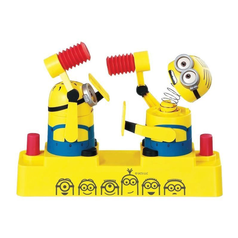 Jeu d'Adresse - EPOCH GAMES - Minions Hammer POP - Tape sur la Tete du Minion, Gagne le Point !