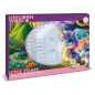 Coffret de tampons - MULTIPRINT - 4978 - Licornes - 7 tampons bois et latex, 12 feutres Giotto, regle, album coloriage