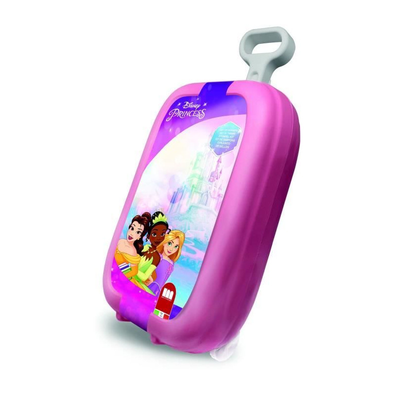 Trolley - MULTIPRINT - 64660 - 7 tampons Princesses Disney, 5 crayons, 18 feutres