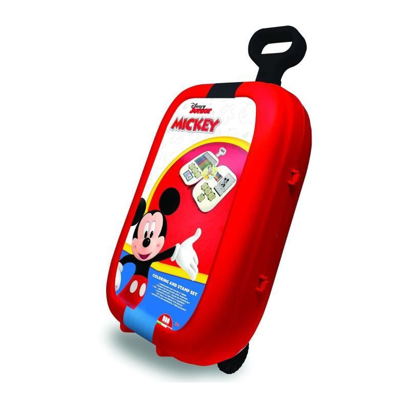 Trolley - MULTIPRINT - 64945 - 7 tampons Mickey, 5 crayons, 18 feutres