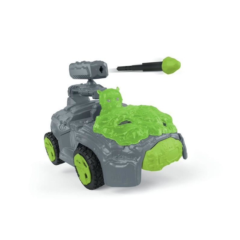 Crashmobile de Pierre avec Mini Creature, Coffret voiture avec figurine fantastique, Schleich 42670 Eldrador Creatures