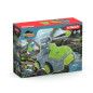 Crashmobile de Pierre avec Mini Creature, Coffret voiture avec figurine fantastique, Schleich 42670 Eldrador Creatures