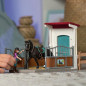 Horse Box Lisa et Storm, Figurine cheval et accessoires, SCHLEICH 42709 Horse Club, des 5 ans