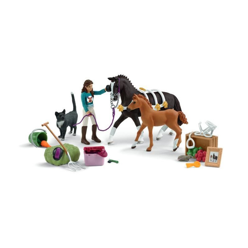 SCHLEICH- Calendrier de l'Avent Horse Club- 99092- Gamme Horse Club