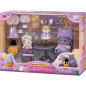 Coffret Halloween - SYLVANIAN FAMILIES - 3 Figurines Déguisées - Mobilier et Goûter d'Halloween