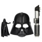 Pack Côté obscur Dark Vador, sabre laser rouge, masque Dark Vador et figurine de 15 cm, accessoire, des 4 ans, Star Wars