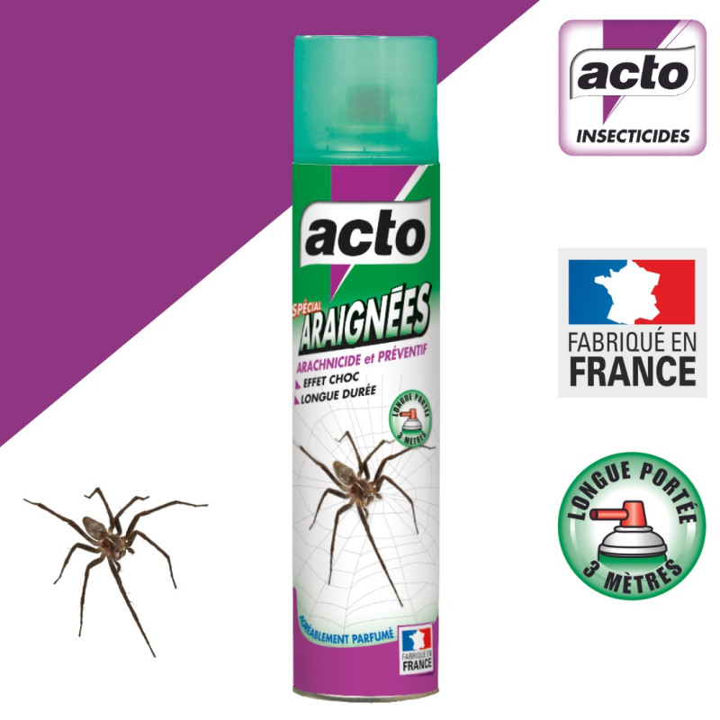 Aérosol spécial araignées 400ml ACTO INSECTICIDES ARAI1