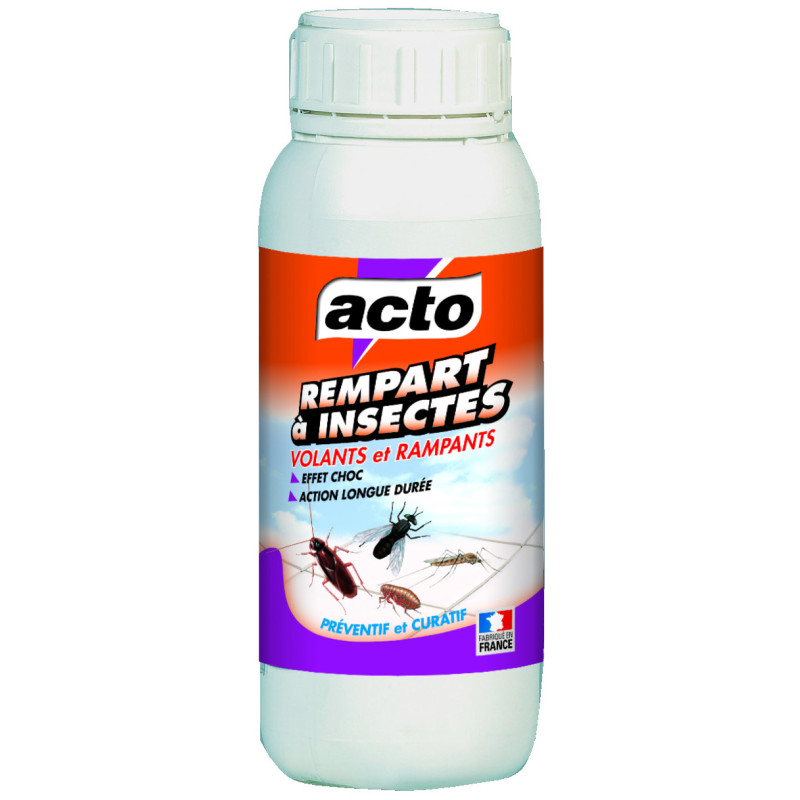 Liquide concentré rempart à insectes 500ml ACTO INSECTICIDES CONC3