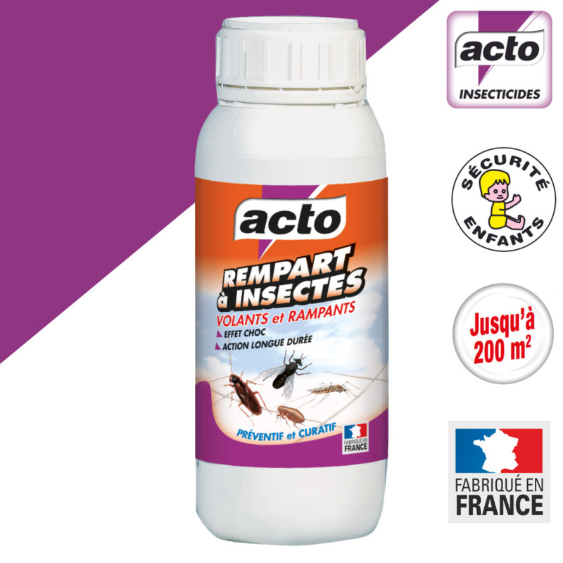 Liquide concentré rempart à insectes 500ml ACTO INSECTICIDES CONC3