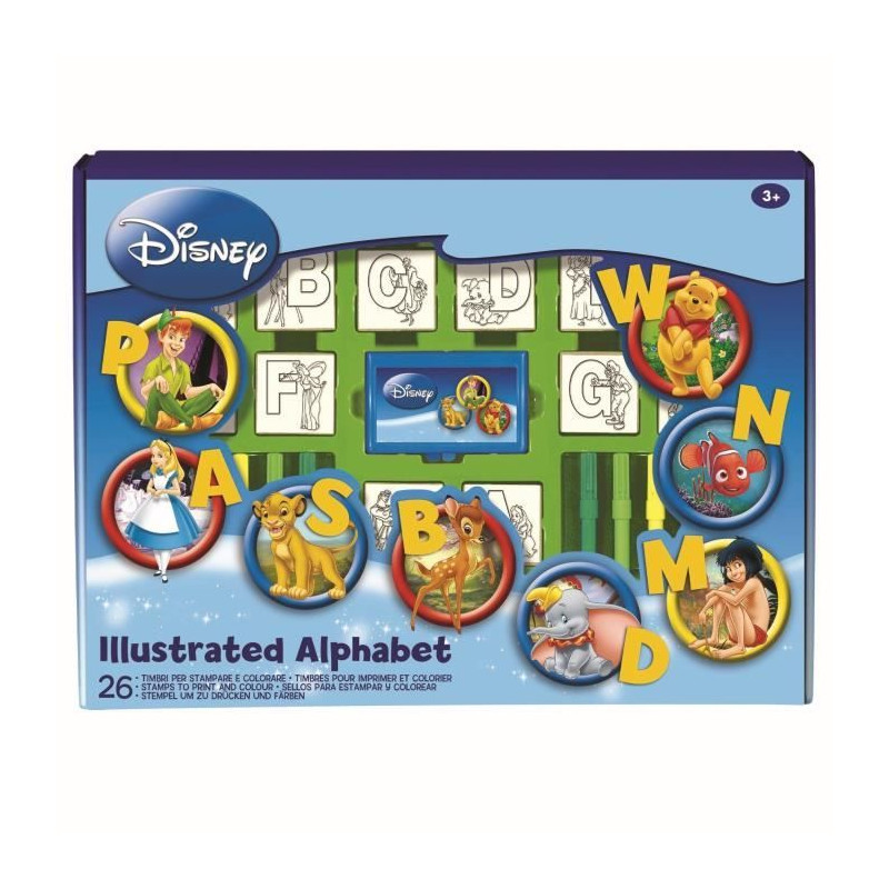 Coffret L'Alphabet illustré - MULTIPRINT - 1936 - Disney