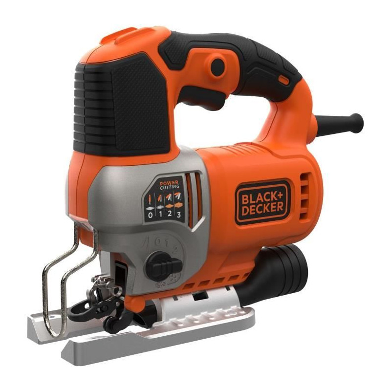 Scie sauteuse pendulaire filaire - BLACK & DECKER - BES610KA5-QS - 650 W + 5 Lames