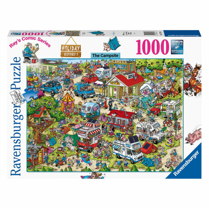 Ravensburger - Holiday Resort 2 The Campsite Jigsaw Puzzle, 1000pcs. 175789