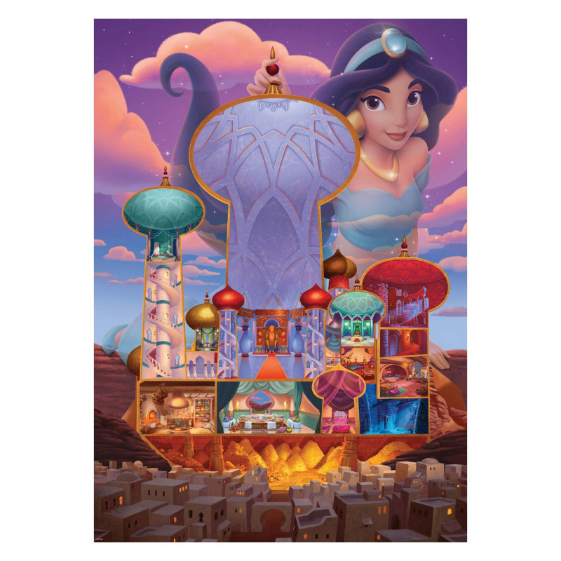 Ravensburger - Disney Castles Jasmine Jigsaw Puzzle, 1000pcs. 173303