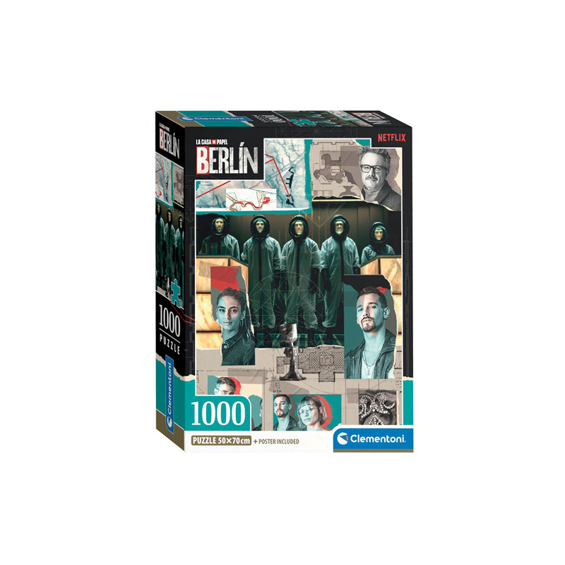 Clementoni Jigsaw Puzzle La Casa de Papel, 1000pcs. 39848