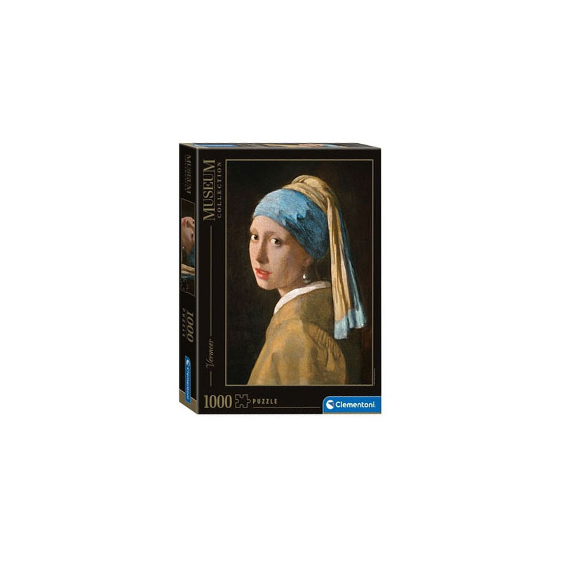 Clementoni Jigsaw Puzzle Vermeer Girl With Pearl Earring, 1000pcs 39614