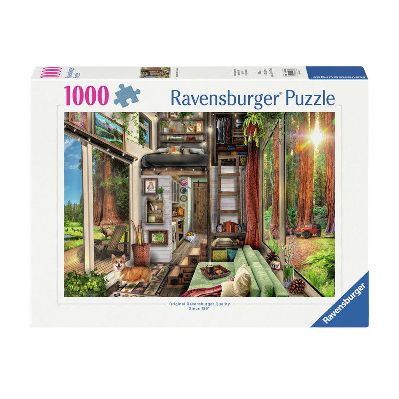 Ravensburger - Jigsaw Puzzle Tiny House In Redwood Forest, 1000pcs. 120006343