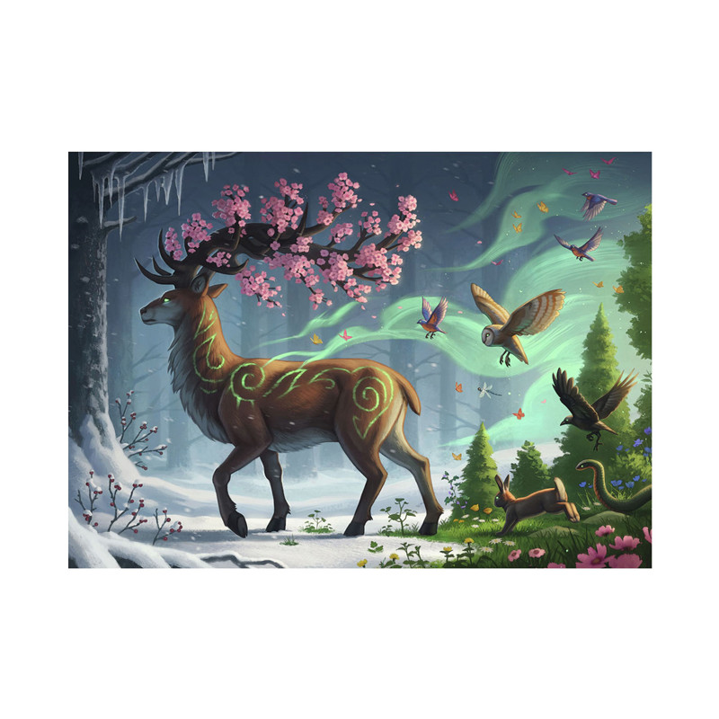 Ravensburger - Jigsaw puzzle Deer of Spring, 1000 pcs. 120006169