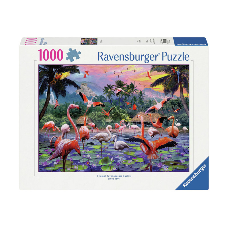 Ravensburger - Jigsaw puzzle Pink Flamingos, 1000 pcs. 120005742