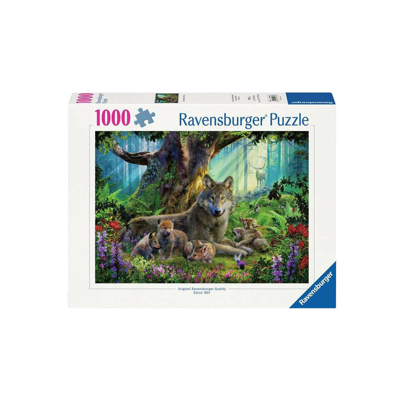 Ravensburger - Jigsaw Puzzle Family Wolf In The Forest, 1000pcs. 120004776