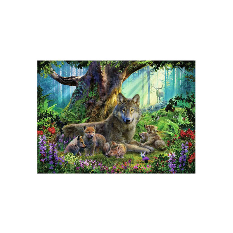 Ravensburger - Jigsaw Puzzle Family Wolf In The Forest, 1000pcs. 120004776