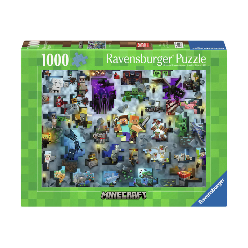 Ravensburger - Jigsaw puzzle Minecraft Gangs, 1000 pcs. 120004226