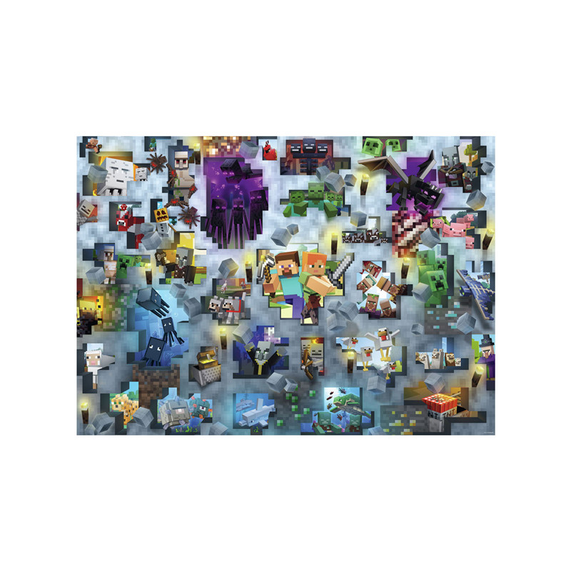 Ravensburger - Jigsaw puzzle Minecraft Gangs, 1000 pcs. 120004226