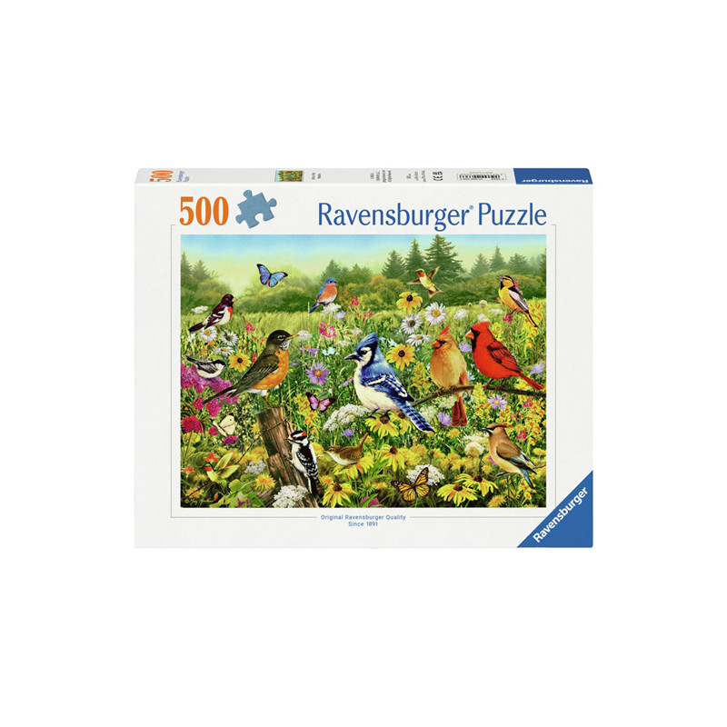 Ravensburger - Jigsaw puzzle Birds in the Meadow, 1000 pcs. 120003366