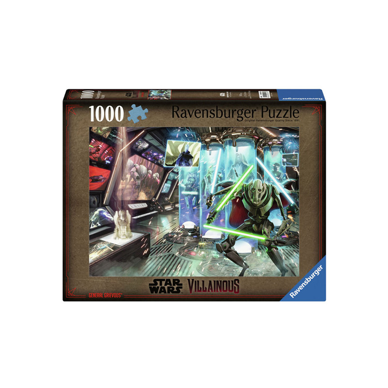 Ravensburger - Jigsaw puzzle Star Wars Villainous General Grievous, 1000 pcs. 120002703