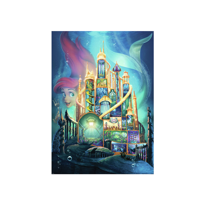 Ravensburger - Jigsaw puzzle Disney Castles Ariel, 1000 pcs. 120002659