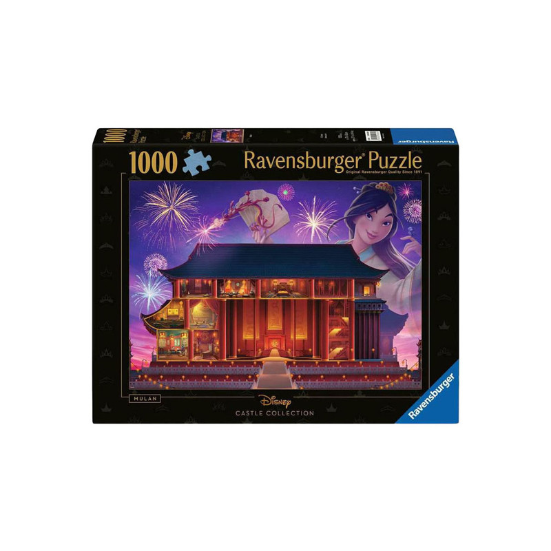 Ravensburger - Jigsaw puzzle Disney Castles Mulan, 1000 pcs. 120002604