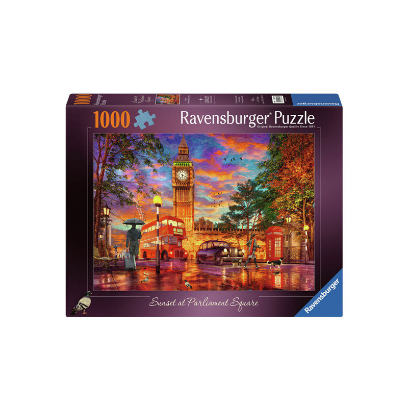 Ravensburger - Jigsaw Puzzle Sunset On Parliament Square, London, 1000pcs 120001843