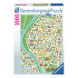 Ravensburger - Jigsaw Puzzle Map Of Seville, 1000pcs. 176076