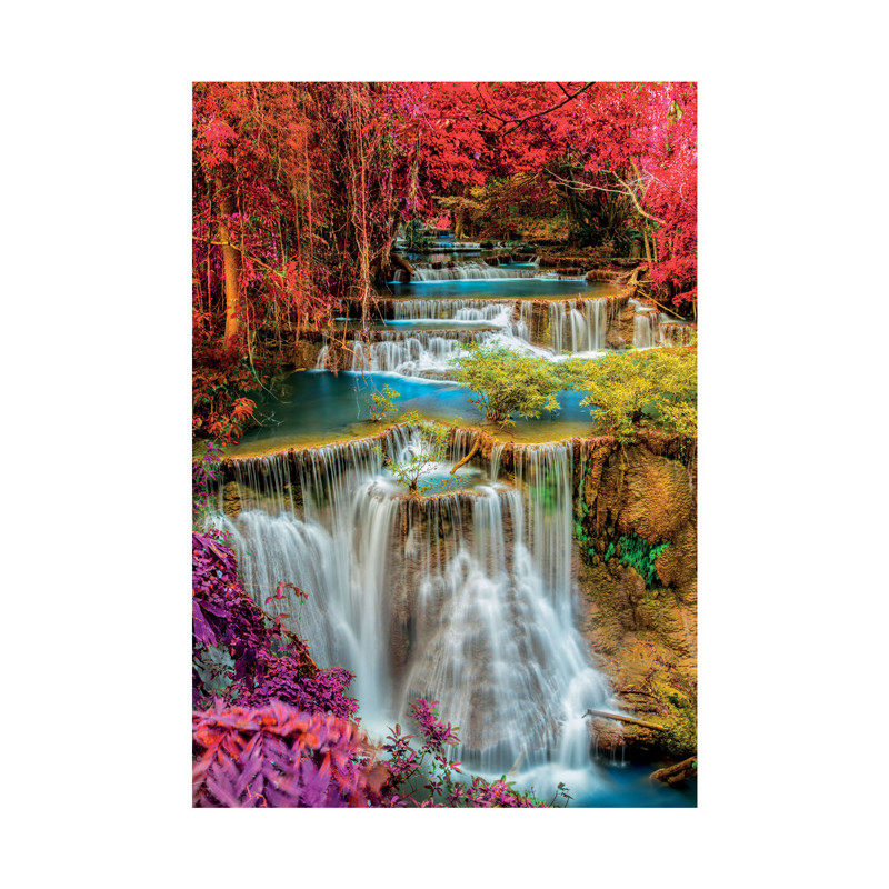 Clementoni Jigsaw Puzzle Colorful Thai Falls, 1000pcs. 39821