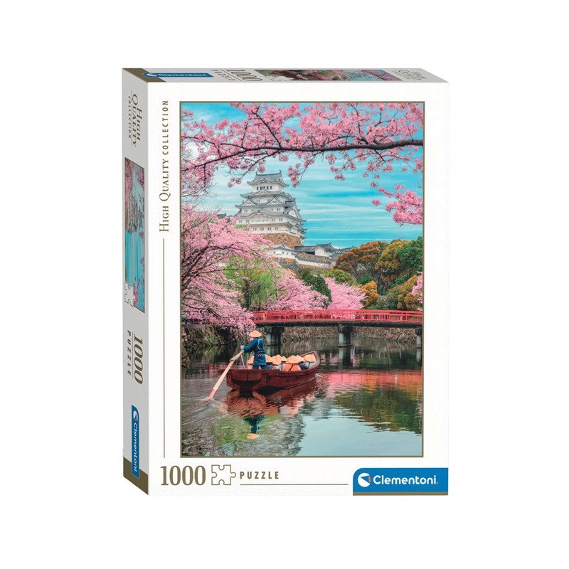 Clementoni Jigsaw Puzzle Himeji Castle in Spring, 1000pcs. 39819