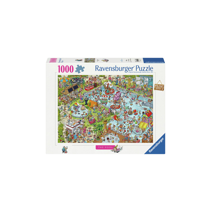 Ravensburger - Jigsaw puzzle Holiday Resort 3: The Pool, 1000pcs. 120011644