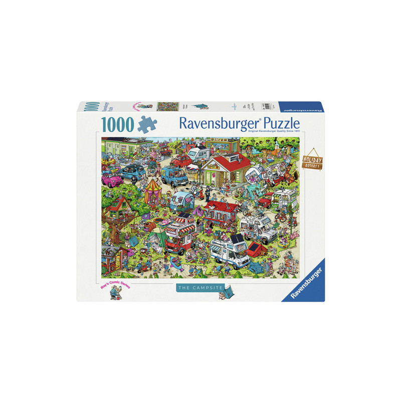 Ravensburger - Jigsaw puzzle Holiday Resort 1: The Campsite, 1000pcs. 120007210