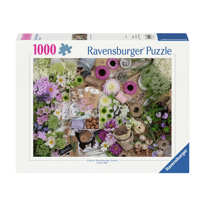 Ravensburger - Jigsaw Puzzle For the Love of Flowers, 1000pcs. 120006206