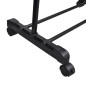 Porte manteaux réglables 2 pcs 1 rail d accrochage