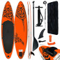 Ensemble de planche SUP gonflable 305x76x15 cm orange