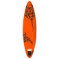 Ensemble de planche SUP gonflable 305x76x15 cm orange