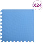 Tapis de sol 24 pcs 8,64㎡ Mousse EVA Bleu