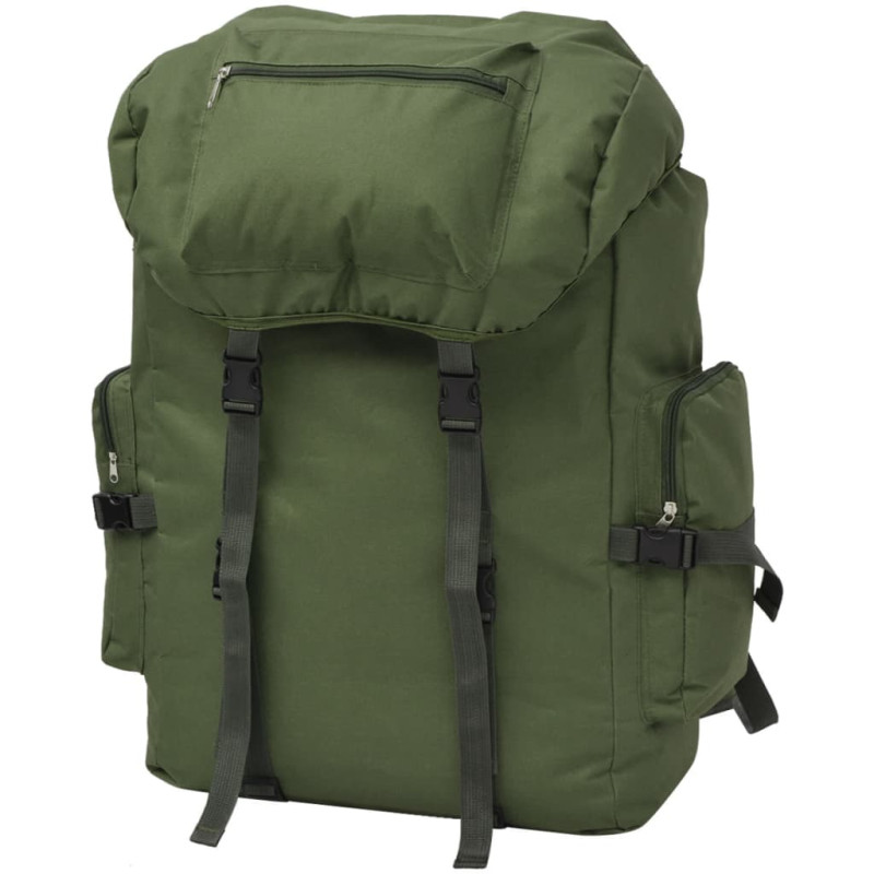 Sac à dos en style d armée 65 L Vert