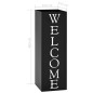 Porte parapluie Welcome Acier Noir 