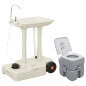 Ensemble de toilette et support de lavage des mains de camping