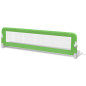 Barrière de lit de sécurité pour tout petits 2pcs Vert 150x42cm