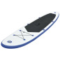 Ensemble de planches SUP gonflables bleu et blanc