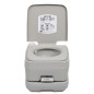 Toilette portable de camping Gris 10+10 L