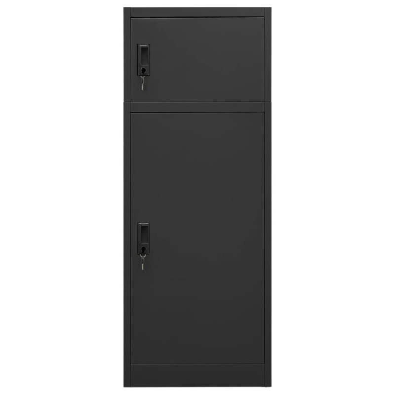 Armoire à selles Anthracite 53x53x140 cm Acier 