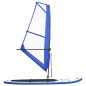 Ensemble de planche SUP gonflable avec voile Bleu et blanc