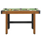 Table de billard 4 pieds 122x61x76 cm Marron